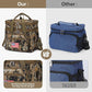 Maelstrom Tactical Lunch Box for Men, 23L Insulated Lunch Bag, Expandable Double Deck Cooler Bag, Lightweight Leakproof Tote Bag With Side Tissue Pocket, Suit For Men and Women, Camouflage