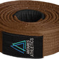BJJ Belt for Men & Women Brazilian Jiu Jitsu Belt with Ranking Stripes Sleeve Bar Kids Jiu Jitsu Gi Belt