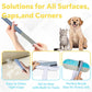 Pet Hair Removal Tool, 4 in 1 Cat and Dog Hair Remover, Gentle on Furniture, Reusable, Washable Cat Hair Remover Brush for Car, Couch, Carpet, Clothes, Window and Laundry