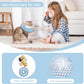 Lightweight Cat Cone Collar Soft, Soft Comfortable Cat Recovery Collar After Surgery, Elizabethan E Collar for Cats, Cone for Cats to Stop Licking (Baby Blue, Medium)