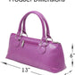 Wine Clutch Bag (Thermal Insulated) Trendy Women’s Carry Tote | Holds Red & White 750mL Bottles | Trendy Fashion | Incl. Portable Waiter-Style Corkscrew (Lavender Burmese)