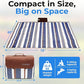 scuddles Extra Large Picnic & Outdoor Blanket Dual Layers for Outdoor Water-Resistant Handy Mat Tote Spring Summer Camping Blanket Great for The Beach
