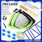 Kids Soccer Goal for Backyard, 6x4 9x5 FT Portable Soccer Nets Pop Up with Ball, Agility Ladder, Cones, Target & Carry Bag for Toddler Youth Outdoor Indoor Training Practice Sports Games Play