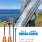 OCEANBROAD SUP Paddle - Adjustable Stand-Up Paddle for Paddleboard Kayak, Adjustable Aluminum Alloy Shaft with Reinforced Nylon Blades