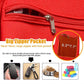 Tomkas Small Dog Sling Carrier - Zipper Pocket & Classic Strap - for 3-10 lbs Pets(Red)