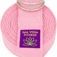 Adaptive Yoga Strap, Stretching Strap, 2 Inches Wide, 100% Naturally Soft Cotton, Steel D-Rings, Includes Natural Cotton Drawstring Storage Pouch and Instructional E-Book