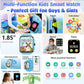 Smart Watch for Kids, 1.85" Fitness Tracker Pedometer Watch, Health, Sleep Monitor, Puzzle Games, Alarm Clock, Camera, Music Player, Torchlight, Activity, Gift Toys for 4 - 13 Years Old Boys and Girls