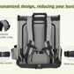 Pecute Pet Carrier Backpack, Cat Backpack Carrier, Expandable with Breathable Mesh for Small Dogs Cats Puppies, Dog Backpack Carrier for Hiking Travel Camping Outdoor, Hold Pets Up to 18 Lbs