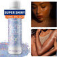 Hair Glitter Body Glitter Spray, 150ML Glitter Hairapray Holographic Silver Glitter Spray for Hair and Boday, Hair Glitter for Kids Women, Body Shimmer Festival Makeup 4.2 Fl Oz