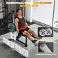 GXMMAT Leg Extension and Curl Machine - Professional Lower Body Workout Equipment for Home Gym, 400lbs Capacity with Adjustable Backrest & Leg Roller, Compact Design (47.24"x42.13"x16.54")