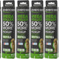 Evercare Pack of 6 10" Wide Large Surface Mega Pet Roller Refill, 50 Sheets Each (300 Sheets Total)