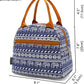 FlowFly Insulated Lunch Cooler Bag - Tote Bag Organizer for Women/Men, Elephant