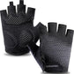 weiatas Cycling Gloves for Men Women Padded, Half Finger Road Mountain Bike Gloves, Shock-Absorbing Anti-Slip Breathable Sports Gloves for Bicycle Riding Motorcycle Rowing Gym