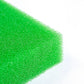 AQUANEAT Aquarium Filter Sponge Open Cell Foam Sheet Bio Sponge Filter Media Pad HMF Fish Tank Sump Divider (11" Lx 10.25" W x 2" H, Green)