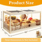 Prolee Hamster Cage with Openable Metal Mesh Top,Hamster Enclosure and Gerbil Cage with Clear Panels for Hamster Habitat,Solid Built with Lock Design (40“x20”x20)