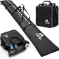 Ski Bag and Boot Bag Combo,Padded Ski Bag Set for Air Travel,Snow Ski Bags for Adults,Water- resistant Ski Boot Bag Fits for Skis Up to 200 CM and Boots Up To Size US13