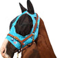 Horse Fly Mask Super Comfort Horse Fly Mask Elasticity Fly Mask with Ears We Only Make Products That Horses Like… (Sky Blue, M)