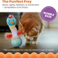 Catstages Electronic Dancing Ostrich Interactive Cat Toy, Wobbles and Plays Music, Battery Powered, Plush, Blue