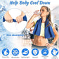 20 Pcs Cooling Towel 40 x 12 Ice Towel for Neck and Face Microfiber Chilly with Bag Breathable Yoga Gym Stay Cool Towels Sweat Rag for Workout Running Camping Pilates Beach Accessories (Royal Blue)
