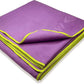Flow Hydro Sport Towel - Microfiber Quick Dry Swimming Towels for Swim, Pool, Triathlon, and Other Water Sports in Medium, Large, Extra Large, and Hooded Sizes (Purple, Medium (48" x 24"))