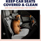Active Pets Dog Car Seat Cover, Waterproof Front Seat Protector for SUV Truck Sedan, Pet Safety Travel Comfort System with Universal Fit, Grey