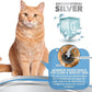 PetSilver Waterless Cat Shampoo - No Rinse Bath & Dry Shampoo for Cats - Long-Haired & Sensitive Skin - Cleans, Conditions & Moisturizes - Hypoallergenic & Fragrance-Free - Patented Formula - 5 fl oz