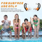 Hearprotek Ear Plugs for Swimming, [2 Pairs] Swim Ear Plugs Adults-Waterproof Silicone Water earplugs for Men Women Juniors Swimmers Pool Shower Bathing (Orange)