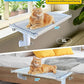 Heavy-Duty Cat Window Sill Perch All-Metal Frame Supports up to 120 lbs – Durable, Easy-to-Assemble Cat Window Hammock for Large Cats and Multiple Cats (L 1PC)