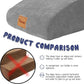 Topmart High Density Extended Foam Dog Ramp&Steps 2 Tiers,11.8" High,Non-Slip Dog Stairs,Soft Foam Pet Ladder with Waterproof Cover,Best for Injured,Older Cats,Pets with Joint Pain