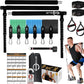 Upgraded Pilates Bar Kit – 39” Adjustable Exercise Equipment for Men, Women with 6X 20, 30, 40 lbs Resistance Bands with Adjustment Buckle – Pilates Equipment for Home Workouts for All Fitness Levels