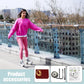 Roller Skate Shoes for Women Four Rounds Children's Roller Skates Shoes That Turn into Rollerskates Sneakers Outdoor Light Shoes with Wheels for Girls/Boys