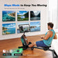MERACH Rowing Machines for Home, Powerful Electromagnetic Row Machine with 51.2" Extended Rail, 16-Level Handle Resistance Adjustment Rower, 350 LBS Load Capacity, Ergonomic Comfort Seat, Easy Storage