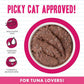 Weruva BFF Minced Natural Wet Cat Food, Tuna and Bonito Be Mine in Gelee, 5.5oz Can, Pack of 24
