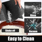 Yimobra Cat Litter Mat, 47"x36" Litter Box Mat with Litter Lock Mesh, Soft Cat Litter Mat Litter Trapping Mat, Easy to Clean, Non-Slip, Water Resistant, Litter Free Floors, Black