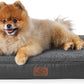 Bedsure Dog Bed for Small Dogs - Orthopedic Flat Puppy Beds with Removable Washable Cover, Egg Crate Foam Pet Mat, Suitable for Pet Up to 20 lbs