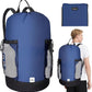 BALEINE 150L Laundry Bag Backpack, 900D Oxford Fabric Large Travel Laundry Bags with Shoulder Straps and 2 Mesh Pockets for College Dorm, Apartment, Laundromat (Navy, 150L)