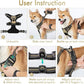 rabbitgoo Dog Harness No Pull with 2 Leash Clips, Adjustable Soft Padded, Reflective Oxford No Choke Pet Vest with Easy Control Handle for Small Dogs, Beige, S
