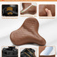 Wide Bicycle Seats for Comfort Men & Women, Oversized & Extra Soft Padded Bike Seat Cushion, Comfortable Large Bike Saddle for Ebike, Mountain Bike, Beach Cruiser, Stationary Exercise Bike