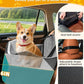 Car Seat Booster for Dog: High-Support Memory Foam Pet Car Seat for Small/Medium Dogs Under 35lbs with Elevated Cushion, Pockets - Detachable Washable Puppy Travel Bed for Driving(Black/Grey)