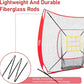 7×7FT Baseball Net with Batting Tee and Strike Zone Target, Portable Hitting Pitching Batting Training Net, Baseball and Softball Training Equipment,Suitable for All Skilled Levels