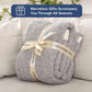 NEXHOME PRO Super Soft Throw Blankets for Couch, Twin Size Cozy Blankets Reversible Knit Blanket for Women, Fuzzy Plush Lightweight Throws for Sofa, Bed, Picnic, Taupe Grey, 60 x 80 inches