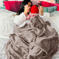 Bedsure Fleece Throw Blanket for Couch Mocha Brown - Lightweight Plush Fuzzy Cozy Soft Blankets and Throws for Sofa, 50x60 inches