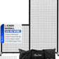 Yes4All Portable L-Screen Baseball 7x7ft with 2 Baseballs, Rubber Wheels - L Screen Baseball for Batting Cage, Protective Pitching Screen Net Double Layers, Carry Bag Included