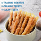 Dog Treats Chicken Wrapped Cod Sticks, Natural Chicken Cod Jerky Treats Rich in Omega-3, High Protein Chewy Training Treats Dog Snacks for Small Medium Large Dogs, 15-17 Counts, 10.6 oz