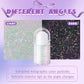 Roll-on Holographic Body Glitter Gel for Face Hair, Chameleon Color Changing Glitter Gel Under Light, Chunky Mermaid Sequins Festival Party Rave Accessories Shimmer Makeup (8# Sparkling Pink)