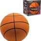 Basketball | Quiet Indoor Safe Premium Foam Ball for Training, Dribbling & Playing, Gift for 3+, Boys & Girls, Never Shrunken or Inflated | Orange (1 Pack)