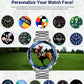 Smart Watch for Men (Answer/Make Call),1.43''AMOLED Screen with 24 Hours Healthy Monitor, 100+ Sports Modes Fitness Tracker Watch, 400mAh Battery Pedometer Calorie Smartwatch Compatible Android iOS