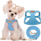 Puppytie No Pull xs Dog Harness with Multifunction Dog Leash,Soft Adjustable No Choke Escape Proof Pet Harness Vest,Ocean Blue,XS