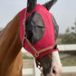 Horse Fly Mask Super Comfort Horse Fly Mask Elasticity Fly Mask with Ears We Only Make Products That Horses Like… (Burgundy, M)