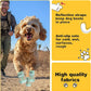 Hcpet Dog Shoes for Large Dogs, Breathable Dog Booties for Small Medium Dogs, Anti-Slip Dog Boots & Paw Protectors for Hot Pavement Winter Snow Hiking with Reflective Straps Green Size 3